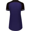 Russell Athletic Womens Women’s V-Neck Softball Jersey – Short Sleeve Moisture-Wicking Tee – Classic Athletic Wear(Purple/Black/White)
