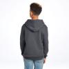 Russell Athletic Youth Dri-Power Fleece Hoodies, Moisture Wicking, Sizes S-XL(Black Heather)