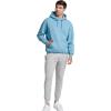 Russell Athletic mens Dri-power Fleece Hoodies, Moisture Wicking, Cotton Blend, Relaxed Fit, Sizes S-4x(Artic Blue Pullover)