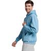 Russell Athletic mens Dri-power Fleece Hoodies, Moisture Wicking, Cotton Blend, Relaxed Fit, Sizes S-4x(Artic Blue Pullover)