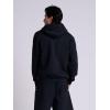 Russell Athletic mens Dri-power Fleece Hoodies, Moisture Wicking, Cotton Blend, Relaxed Fit, Sizes S-4x(Black Full Zip)