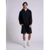 Russell Athletic mens Dri-power Fleece Hoodies, Moisture Wicking, Cotton Blend, Relaxed Fit, Sizes S-4x(Black Full Zip)