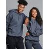 Russell Athletic mens Dri-power Fleece Hoodies, Moisture Wicking, Cotton Blend, Relaxed Fit, Sizes S-4x(Black Heather Pullover)