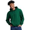 Russell Athletic mens Dri-power Fleece Hoodies, Moisture Wicking, Cotton Blend, Relaxed Fit, Sizes S-4x(Dark Green Pullover)