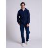 Russell Athletic mens Dri-power Fleece Hoodies, Moisture Wicking, Cotton Blend, Relaxed Fit, Sizes S-4x(Navy Full Zip)