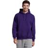 Russell Athletic mens Dri-power Fleece Hoodies, Moisture Wicking, Cotton Blend, Relaxed Fit, Sizes S-4x(Purple Pullover)