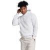 Russell Athletic mens Dri-power Fleece Hoodies, Moisture Wicking, Cotton Blend, Relaxed Fit, Sizes S-4x(White Pullover)