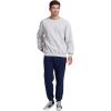Russell Athletic mens Dri-power Fleece Sweatshirts, Moisture Wicking, Cotton Blend, Relaxed Fit, Sizes S-4x(Ash)