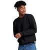Russell Athletic mens Dri-power Fleece Sweatshirts, Moisture Wicking, Cotton Blend, Relaxed Fit, Sizes S-4x(Black)