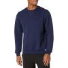 Russell Athletic mens Dri-power Fleece Sweatshirts, Moisture Wicking, Cotton Blend, Relaxed Fit, Sizes S-4x(Navy)