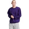Russell Athletic mens Dri-power Fleece Sweatshirts, Moisture Wicking, Cotton Blend, Relaxed Fit, Sizes S-4x(Purple)