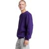 Russell Athletic mens Dri-power Fleece Sweatshirts, Moisture Wicking, Cotton Blend, Relaxed Fit, Sizes S-4x(Purple)