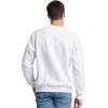 Russell Athletic mens Dri-power Fleece Sweatshirts, Moisture Wicking, Cotton Blend, Relaxed Fit, Sizes S-4x(White)