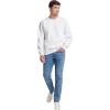 Russell Athletic mens Dri-power Fleece Sweatshirts, Moisture Wicking, Cotton Blend, Relaxed Fit, Sizes S-4x(White)