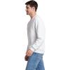 Russell Athletic mens Dri-power Fleece Sweatshirts, Moisture Wicking, Cotton Blend, Relaxed Fit, Sizes S-4x(White)