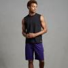 Russell Athletics Men’s Dri Power Essential Performance Shorts with Pocket – Workout and Gym Active Wear(Purple)