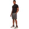 Russell Men’s Active Athletic Fitted Not Tight Dri-Power Short Sleeve Performance T-Shirt for Gym, Running(Black)