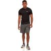 Russell Men’s Active Athletic Fitted Not Tight Dri-Power Short Sleeve Performance T-Shirt for Gym, Running(Black)