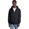 Jerzees Men’s NuBlend Fleece Hoodies & Sweatshirts, Cotton Blend, Sizes S-3X(Full Zip – Black)