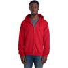 Jerzees Men’s NuBlend Fleece Hoodies & Sweatshirts, Cotton Blend, Sizes S-3X(Full Zip – True Red)