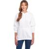 Jerzees Men’s NuBlend Fleece Hoodies & Sweatshirts, Cotton Blend, Sizes S-3X(Hoodie – White)