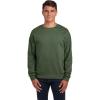 Jerzees Men’s NuBlend Fleece Hoodies & Sweatshirts, Cotton Blend, Sizes S-3X(Sweatshirt – Military Green Heather)