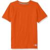 Russell Athletic Big Boys’ Cotton Performance Short Sleeve T-Shirt(Burnt Orange)