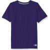 Russell Athletic Big Boys’ Cotton Performance Short Sleeve T-Shirt(Purple)