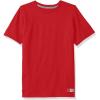 Russell Athletic Big Boys’ Cotton Performance Short Sleeve T-Shirt(True Red)