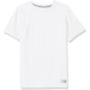 Russell Athletic Big Boys’ Cotton Performance Short Sleeve T-Shirt(White)