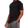 Russell Athletic Men’s Active Athletic Dri-Power Loose Fit Short Sleeve Performance T-Shirt Crew Neck Relaxed Fit(Black)