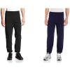 Russell Athletic Men’s Dri Power Fleece Elastic Bottom Sweatpants, Relaxed Fit, Moisture Wicking, with or Without Pockets(2 Pack – Navy/Black No Pockets)