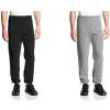 Russell Athletic Men’s Dri Power Fleece Elastic Bottom Sweatpants, Relaxed Fit, Moisture Wicking, with or Without Pockets(2 Pack – Oxford/Black No Pockets)
