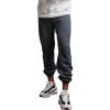 Russell Athletic Men’s Dri Power Fleece Elastic Bottom Sweatpants, Relaxed Fit, Moisture Wicking, with or Without Pockets(Black Heather No Pockets)