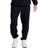 Russell Athletic Men’s Dri Power Fleece Elastic Bottom Sweatpants, Relaxed Fit, Moisture Wicking, with or Without Pockets(Black With Pockets)
