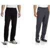Russell Athletic Men’s Dri Power Fleece Open Bottom Sweatpants with Pockets, Relaxed Fit, Moisture Wicking(2 Pack – Black/Black Heather)