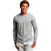Russell Athletic Men’s Dri-Power Long Sleeve Tees, Moisture Wicking, Odor Protection, UPF 30+(Basic Birch)