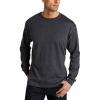 imageRussell Athletic Mens DriPower Long Sleeve Tees Moisture Wicking Odor Protection UPF 30Basic Black Heather