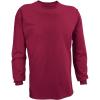 Russell Athletic Men’s Dri-Power Long Sleeve Tees, Moisture Wicking, Odor Protection, UPF 30+(Basic Cardinal)