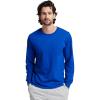 Russell Athletic Men’s Dri-Power Long Sleeve Tees, Moisture Wicking, Odor Protection, UPF 30+(Royal)