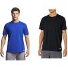 Russell Athletic Mens Dri-Power Short Sleeve Tees, Moisture Wicking, Odor Protection, UPF 30+, Sizes S-4x(2 Pack – Black/Royal)