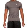 Russell Athletic Mens Fitted Compression Crew Neck Short Sleeve T Shirt, Gym Training Top(Black Heather)