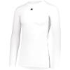 Russell Athletic Men’s Long Sleeve Compression Tee(White)