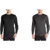 Russell Athletic Men’s Long Sleeve Performance Tee(Black/Stealth)
