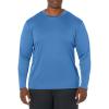 Russell Athletic Men’s Long Sleeve Performance Tee(Cold Blue)