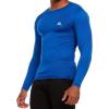 Russell Athletic Men’s Long-Sleeve Compression Top Lightweight Compression Shirts for Men Running Athletic Workout(Royal)
