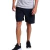 Russell Athletic Men’s Relaxed Fit 9″ Cotton Shorts with Pockets, Adjustable Elastic Waist, Sizes S-4X(Black)