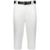 Russell Athletic Mens Solid Diamond Series Baseball Knicker 2.0 – Elevate Your Game with Knee-Length Comfort & Style(White)
