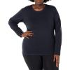 Russell Athletic Women’s Cotton Performance T-Shirts(Long Sleeve – Black)