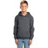 Russell Athletic Youth Dri-Power Fleece Hoodies, Moisture Wicking, Sizes S-XL(Black Heather)